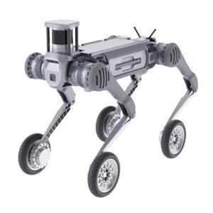 Unitree B2-W Industrial Quadruped Robotic Dog with LiDAR and Wheels